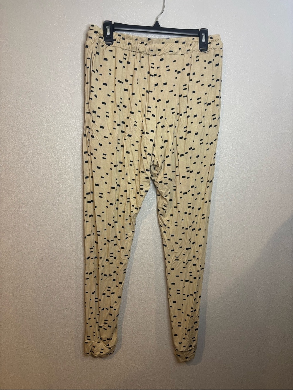 Brave Little Ones Cozy Beige Dot-Pattern Ribbed Lounge Jumpsuit - Women Bamboo - Picture 6 of 7